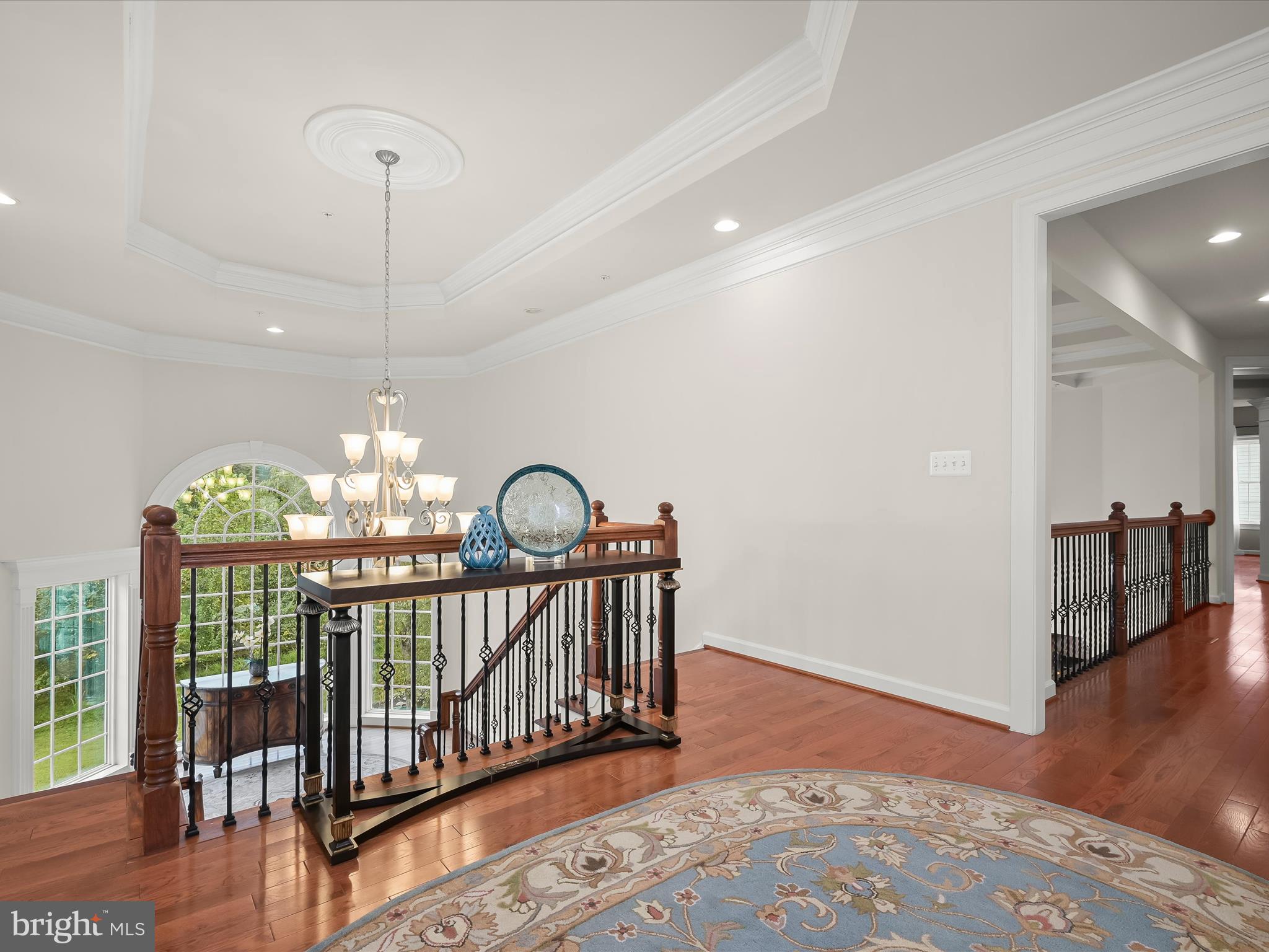 13030 Highgrove Road Highland, MD 20777 - Photo 75 of 127 Upper Level Central Landing & Tray Ceiling