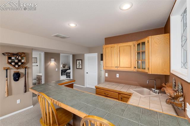 16850 Steppler Road Colorado Springs, CO 80908 - Photo 23 of 36 Lower family room wet bar.