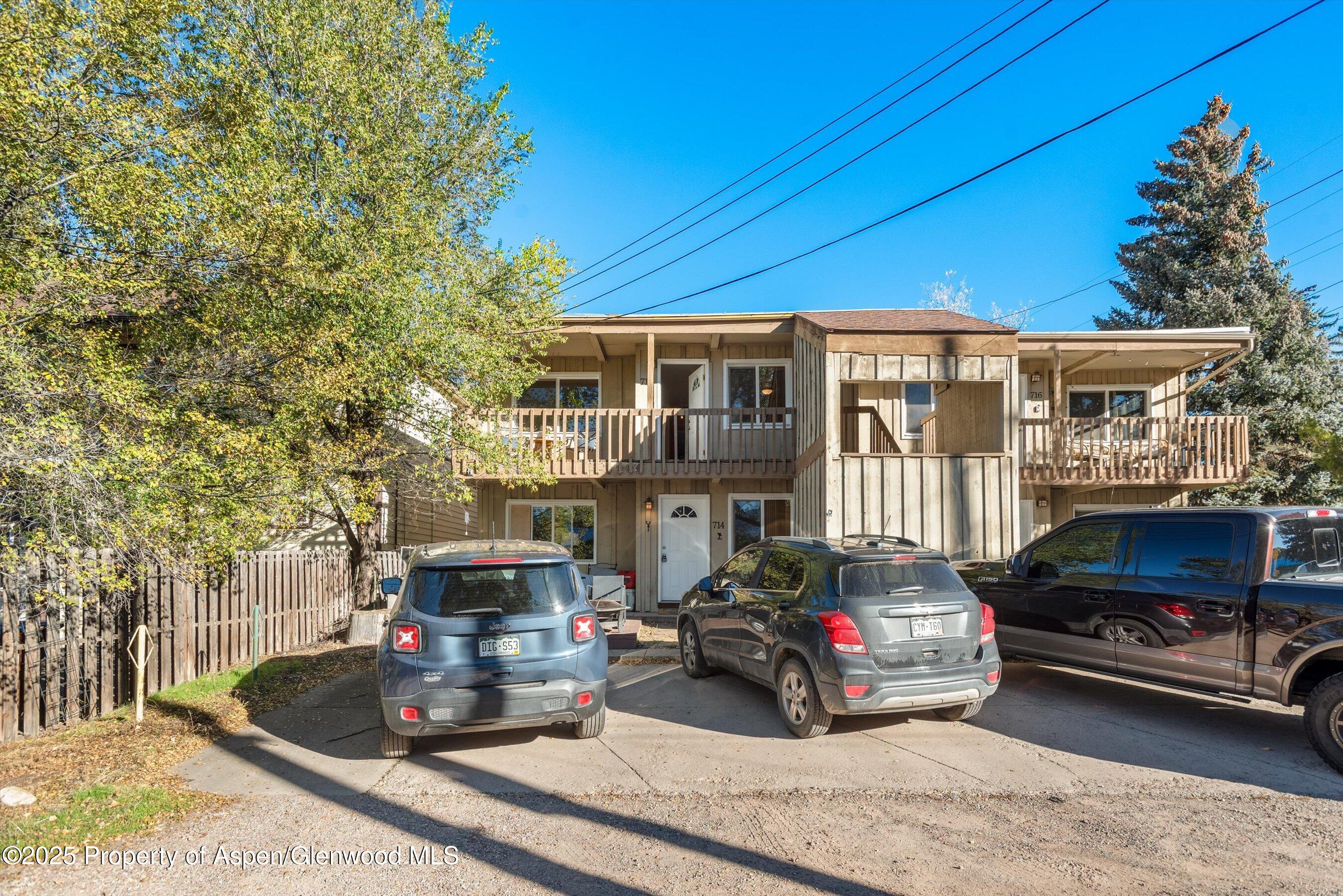 718 Main Street Carbondale, CO 81623 - Photo 20 of 27 a view of a car park in front of house