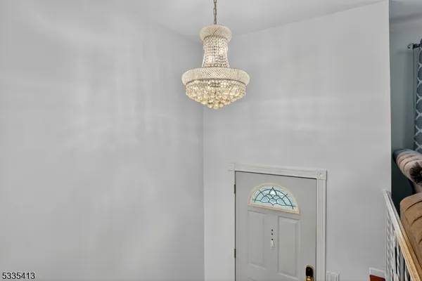 a front view of a mirror and a window