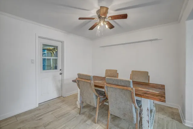 a view of an empty room