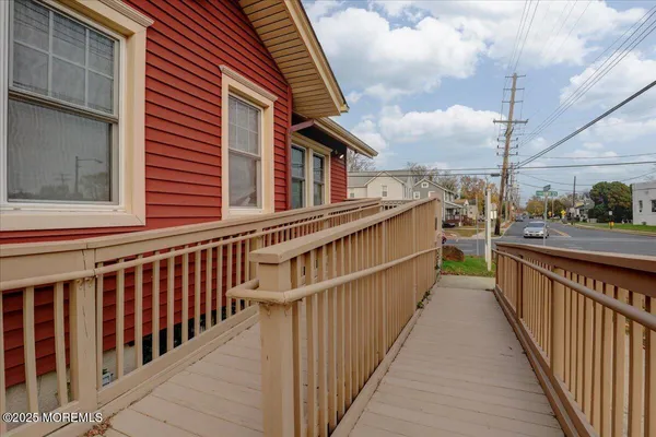 a view of a houses with a balcony