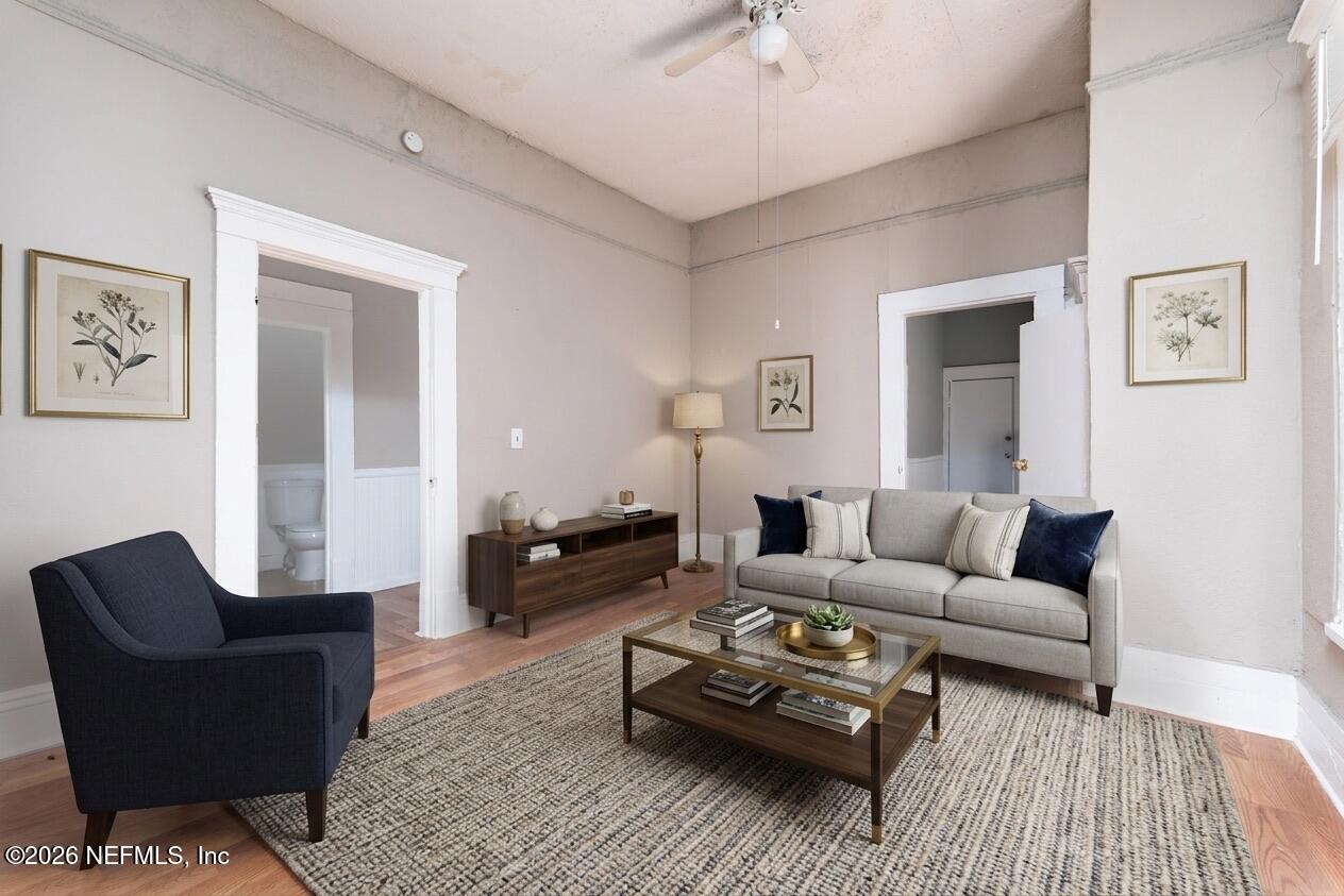 1222 Clark Street Jacksonville, FL 32206 - Photo 3 of 16 a living room with furniture and a couch