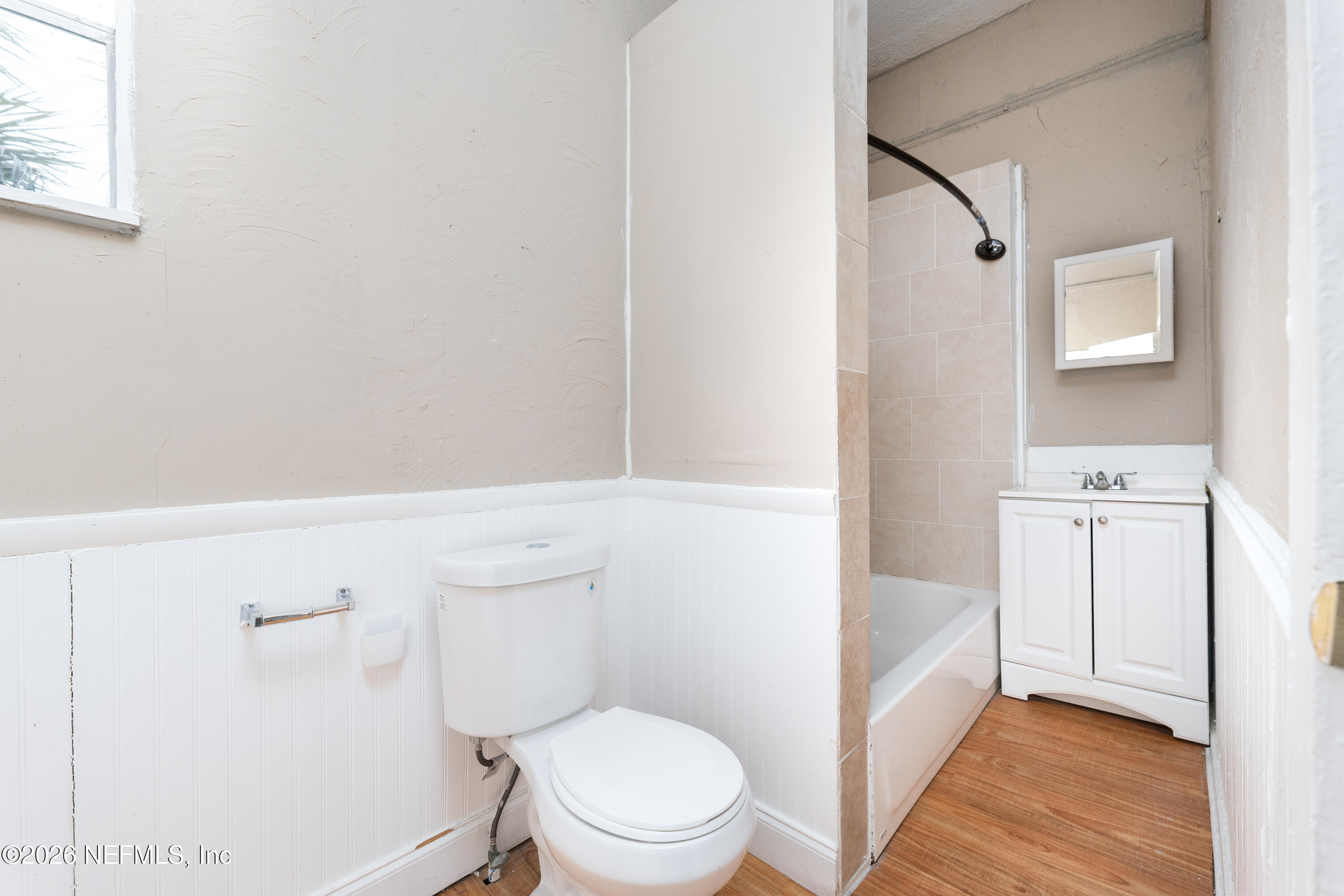 1222 Clark Street Jacksonville, FL 32206 - Photo 9 of 16 a bathroom with a toilet and a shower