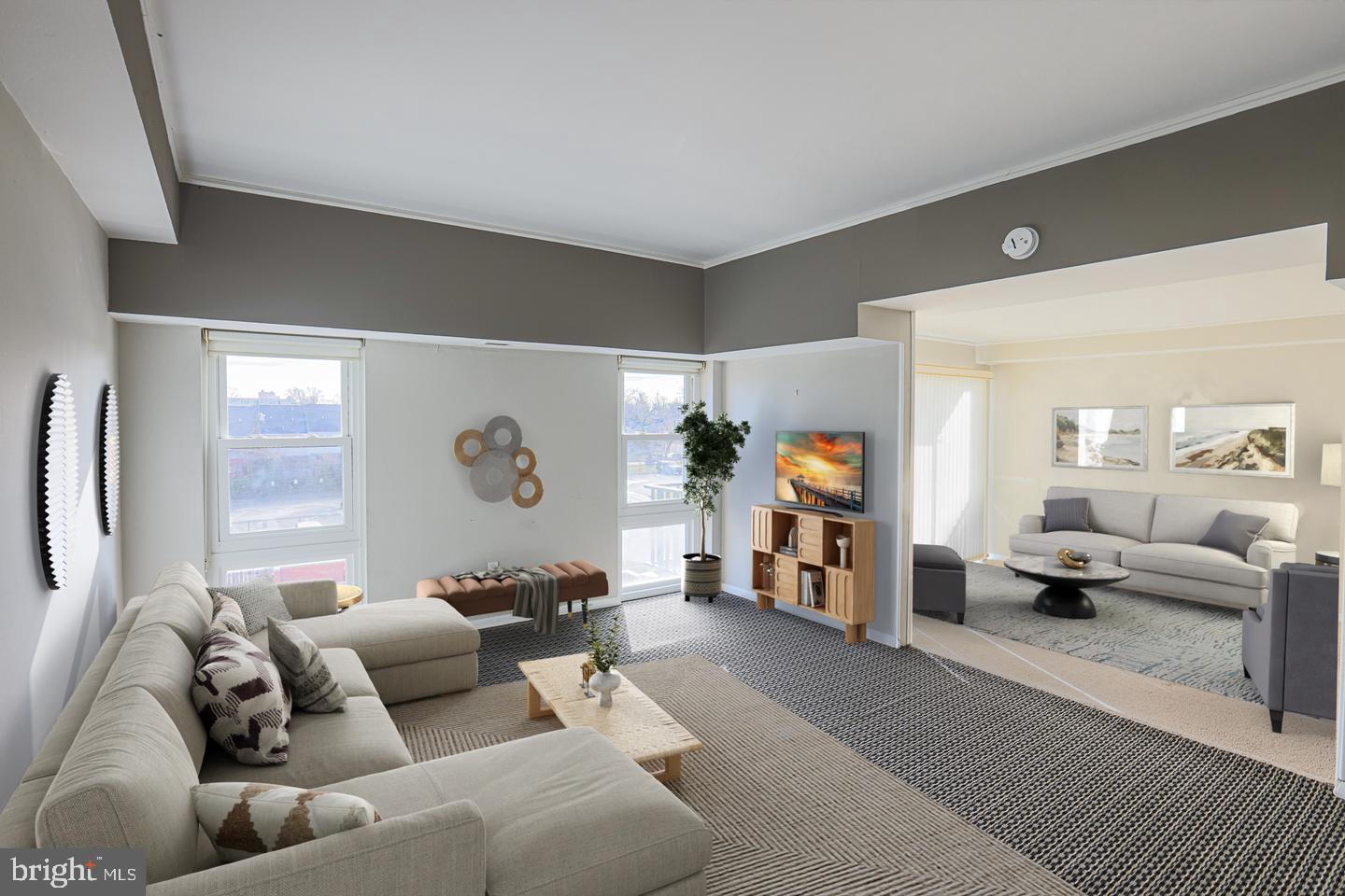 3601 Clarks Lane, Unit 424 Baltimore, MD 21215 - Photo 12 of 31 Virtually Staged Den/LR
