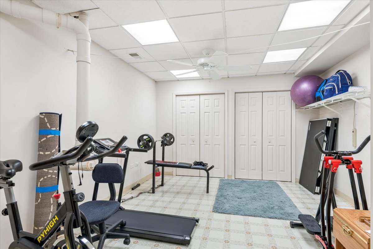 821 Red Barn Lane Elgin, IL 60124 - Photo 20 of 27 a view of a room with gym equipment