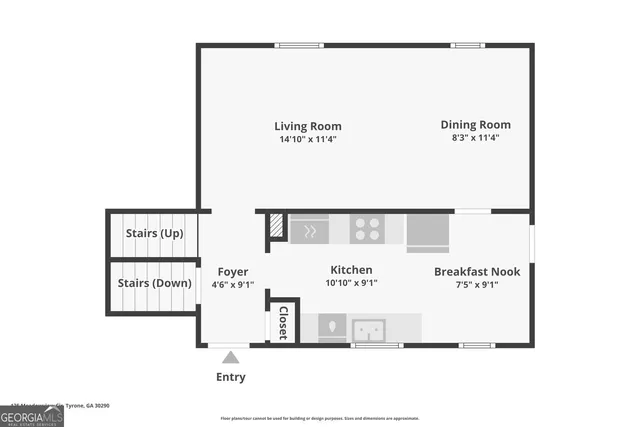 $259,500 | 125 Meadowview Circle, Tyrone, GA 30290