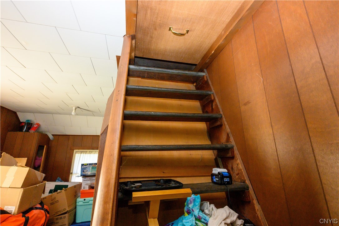 621 William Street Rome, NY 13440 - Photo 13 of 17 Stairs to Attic on enclosed porch