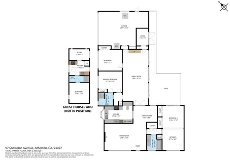 $4,999,000 | 97 Snowden Avenue, Atherton, CA 94027