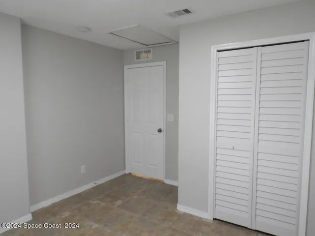 a view of an empty room