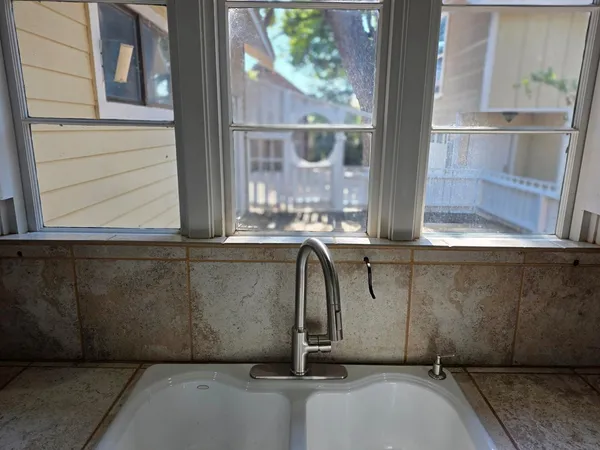 a view of a sink