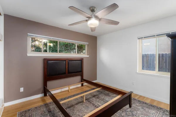 a living room with window