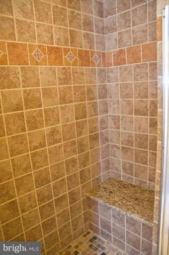 4440 Cole Farm Road Nottingham, MD 21236 - Photo 19 of 26 a bathroom with a blue shower