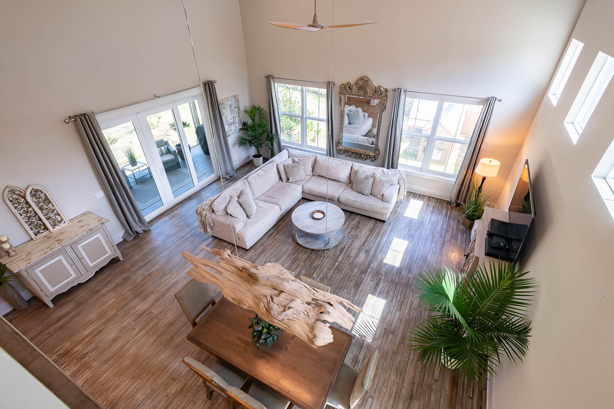 770 North Church Street Santa Rosa Beach, FL 32459 - Photo 53 of 85 a living room with furniture and wooden floor