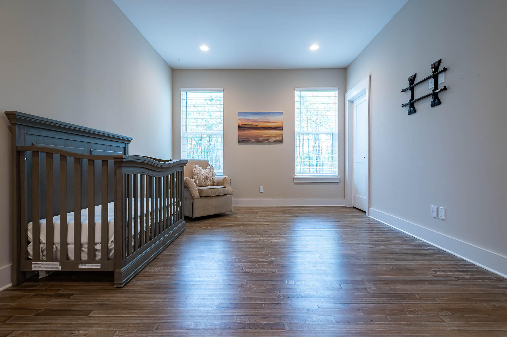 770 North Church Street Santa Rosa Beach, FL 32459 - Photo 57 of 85 an empty room with wooden floor and windows