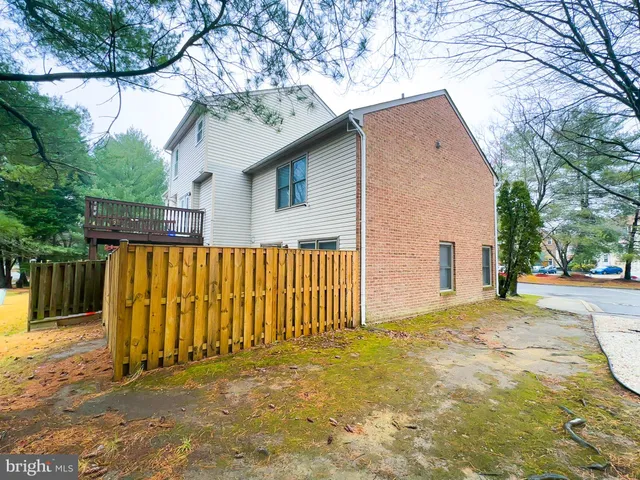 a backyard of a house