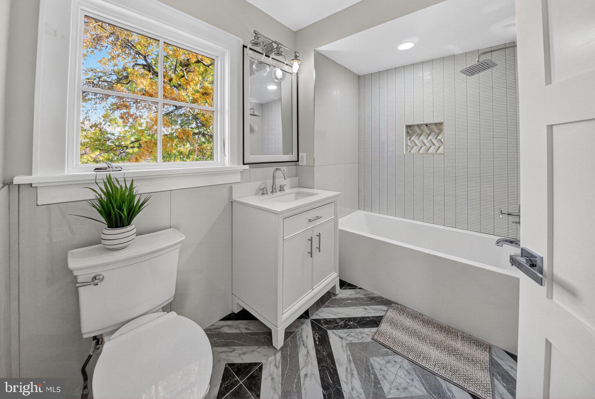2017 Fulton Place Northeast Washington, DC 20018 - Photo 27 of 52 Hall Bath