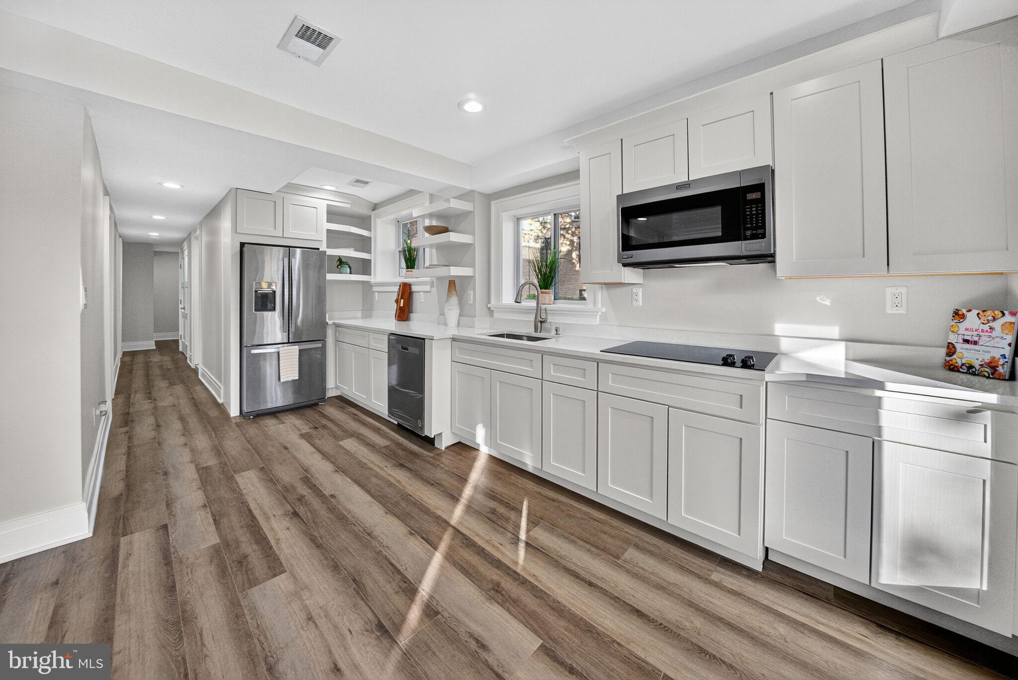 2017 Fulton Place Northeast Washington, DC 20018 - Photo 41 of 52 Lower Level Kitchen