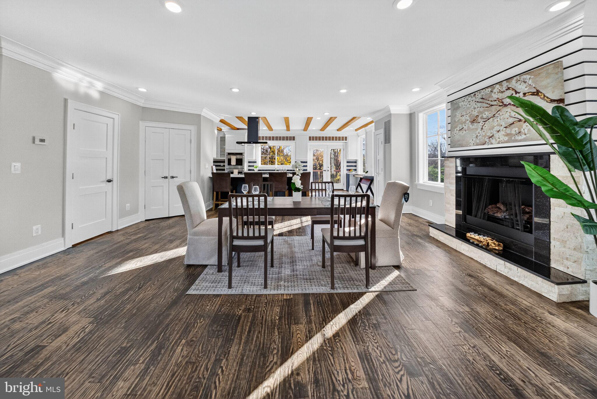 2017 Fulton Place Northeast Washington, DC 20018 - Photo 10 of 52 Great Room with Fireplace