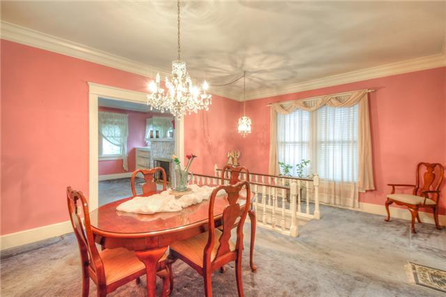 3516 Murphy Road Nashville, TN 37205 - Photo 4 of 7 Large formal dining room with stairway to downstairs bedroom.