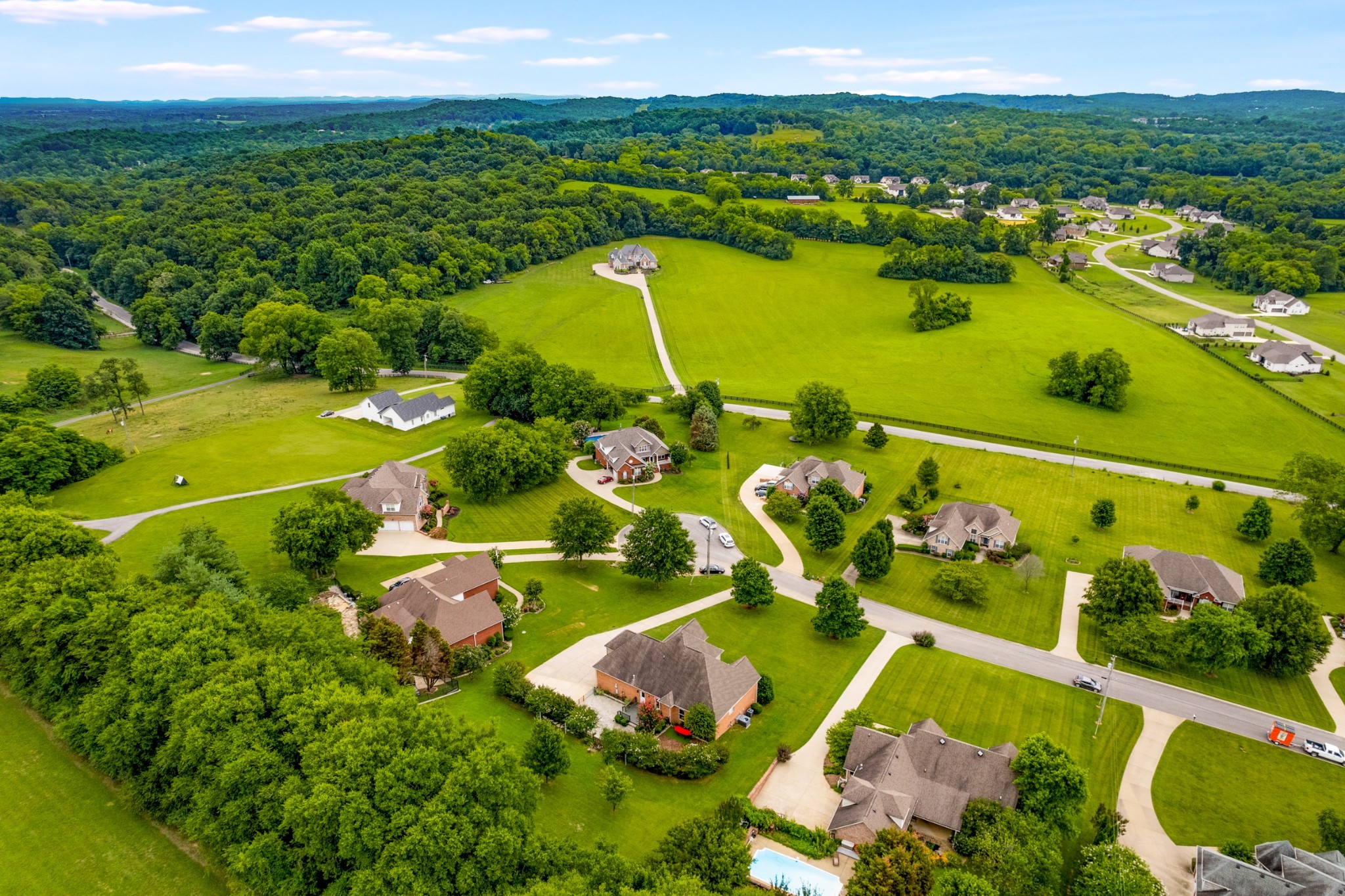 3029 Viewpointe Way Columbia, TN 38401 - Photo 27 of 29 an aerial view of tennis court