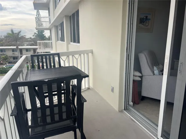 a table and chairs in a room