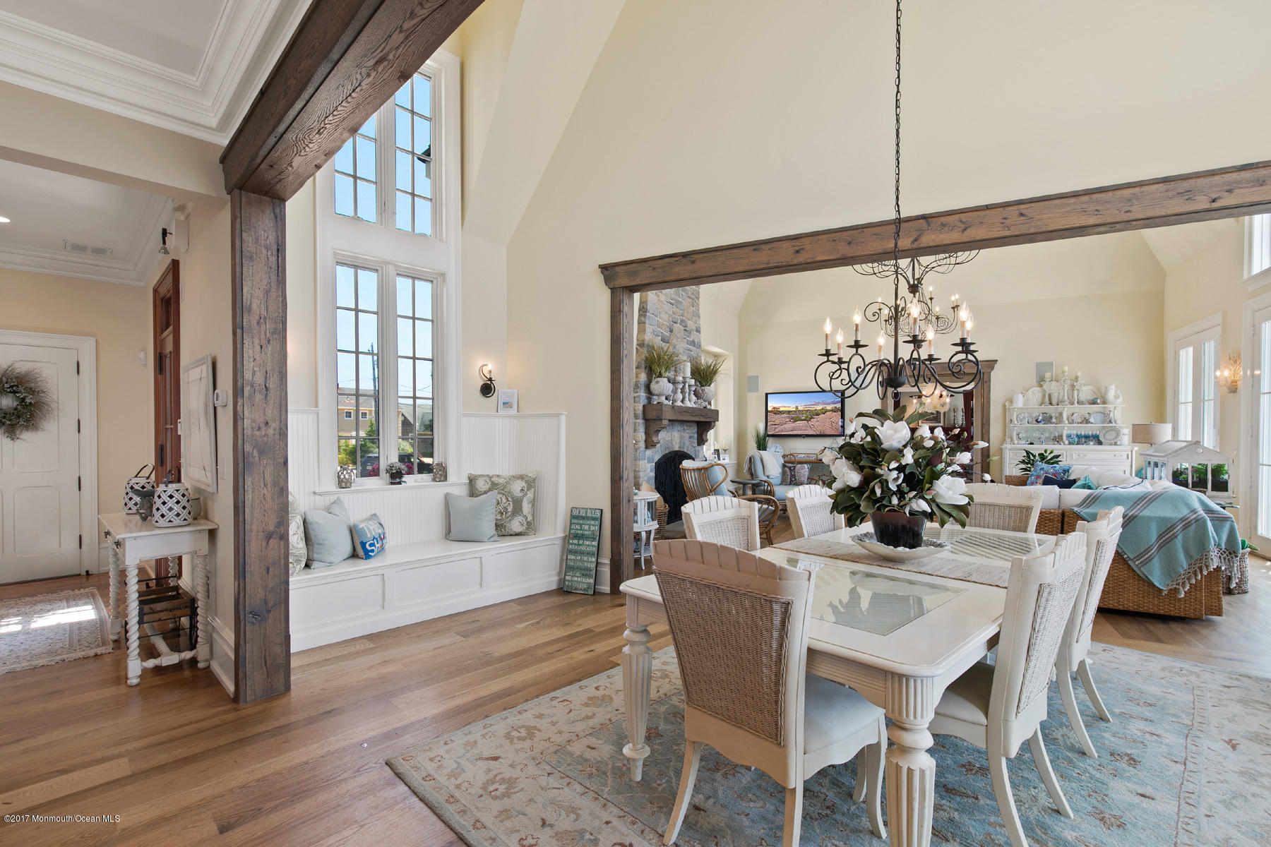 459 Normandy Drive Normandy Beach, NJ 08738 - Photo 9 of 38 a view of a dining room with furniture window and wooden floor