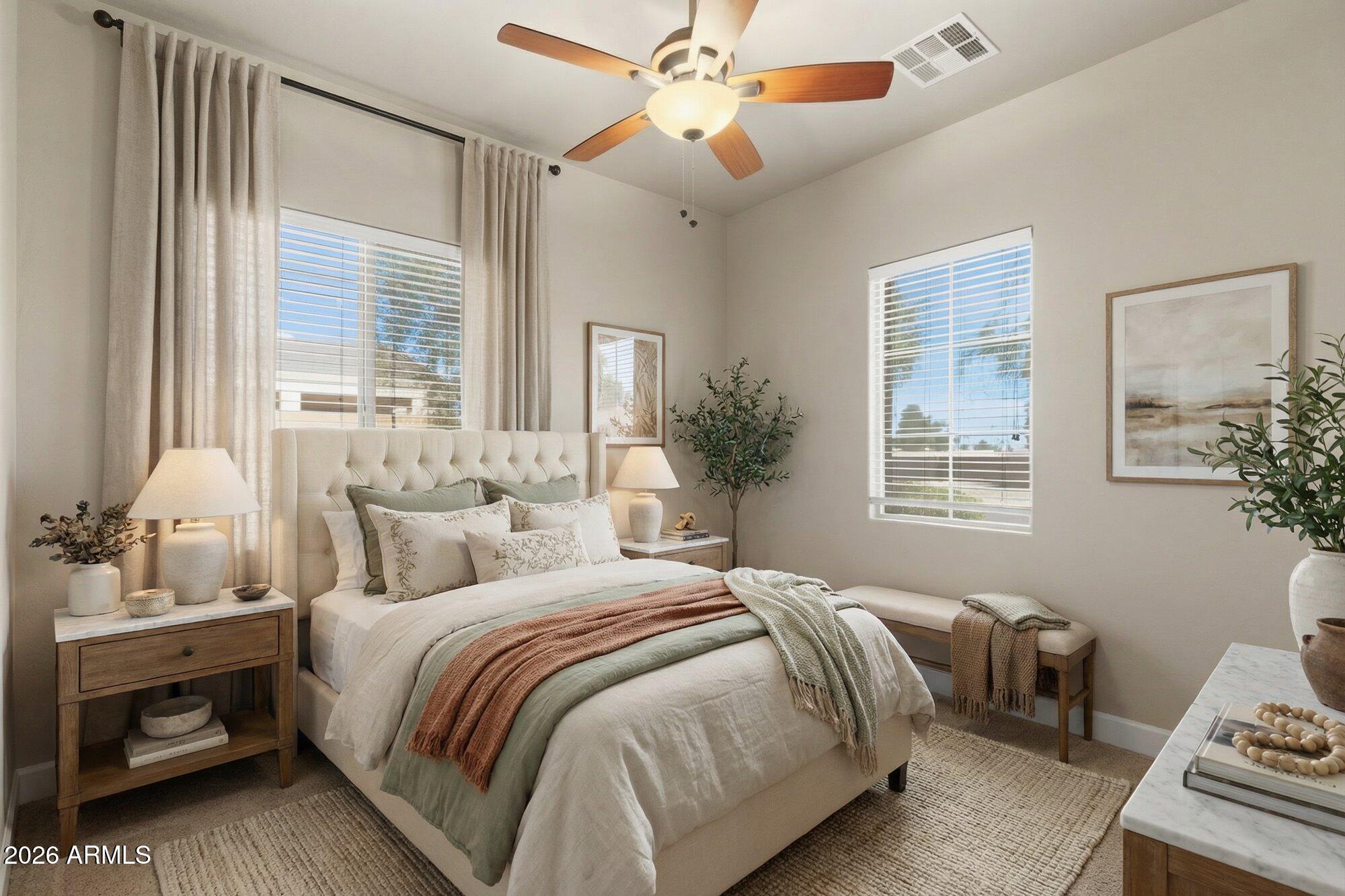 6914 West Fremont Road Laveen, AZ 85339 - Photo 23 of 32 a bedroom with bed and a window
