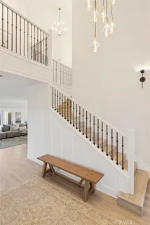 a view of entryway livingroom and hall