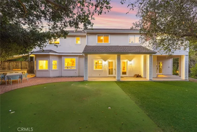 a view of kitchen with sink and outdoor seating