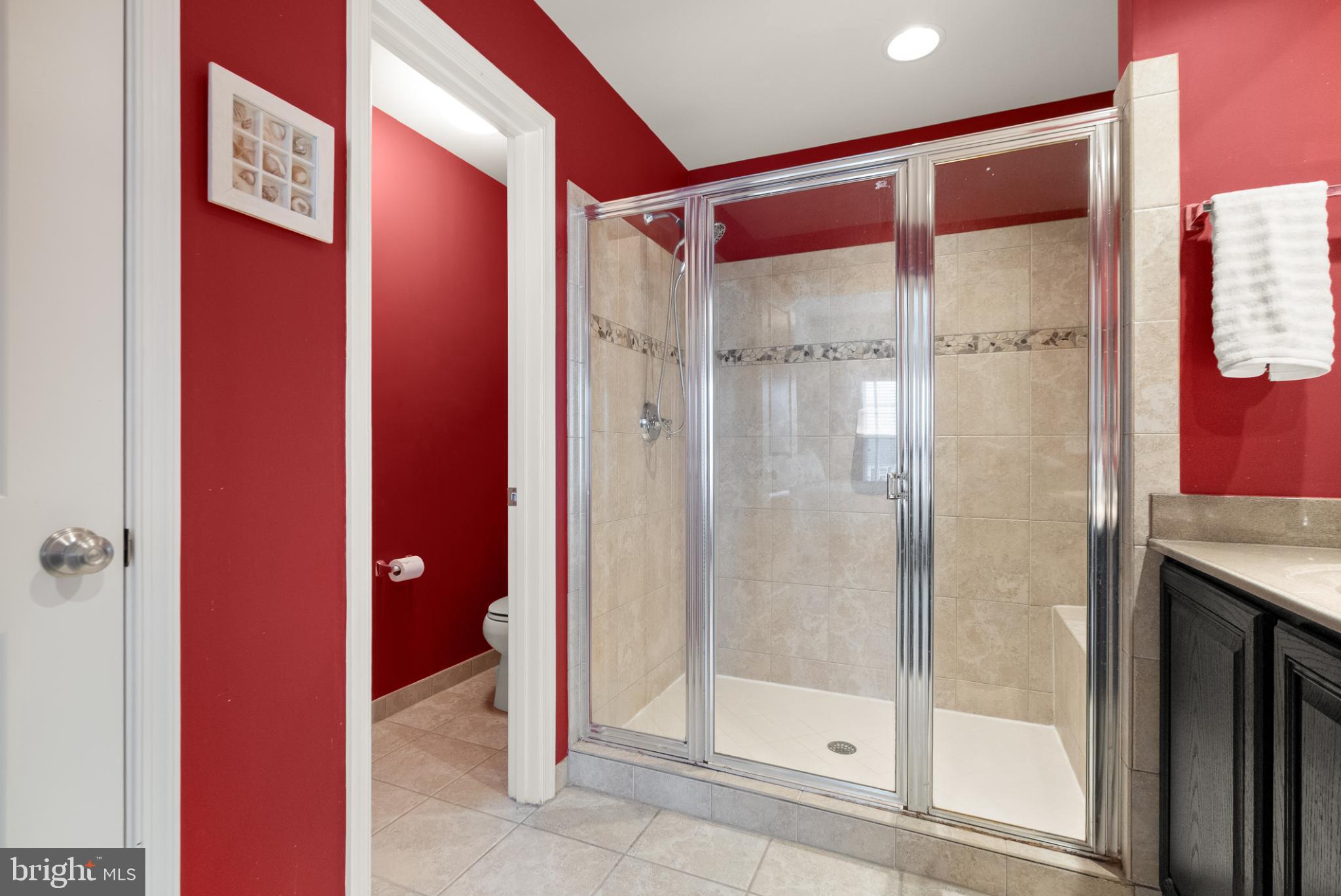 11968 Benton Lake Road Bristow, VA 20136 - Photo 37 of 52 Modern shower design & separate commode closet.