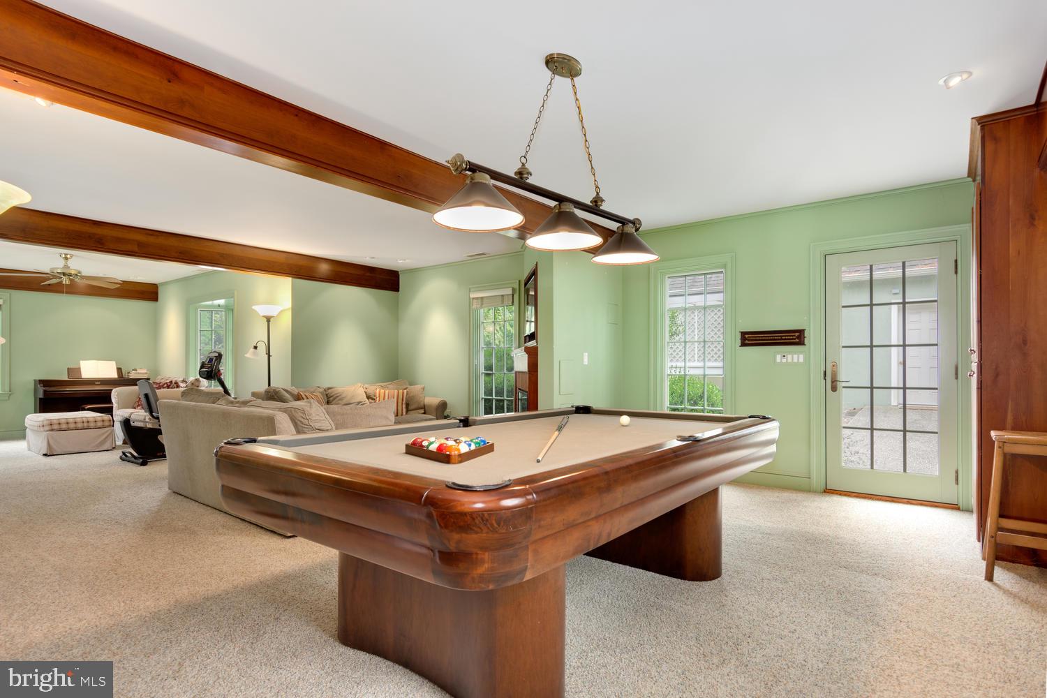 28692 Edgemere Road Easton, MD 21601 - Photo 54 of 80 Guest rec room, built-ins, pool table included