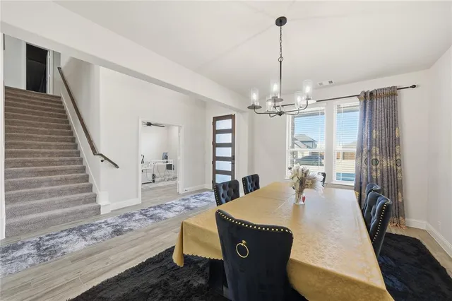 a living room with a window