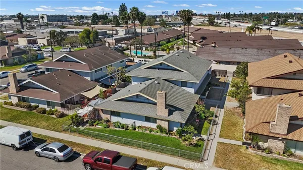 an aerial view of a