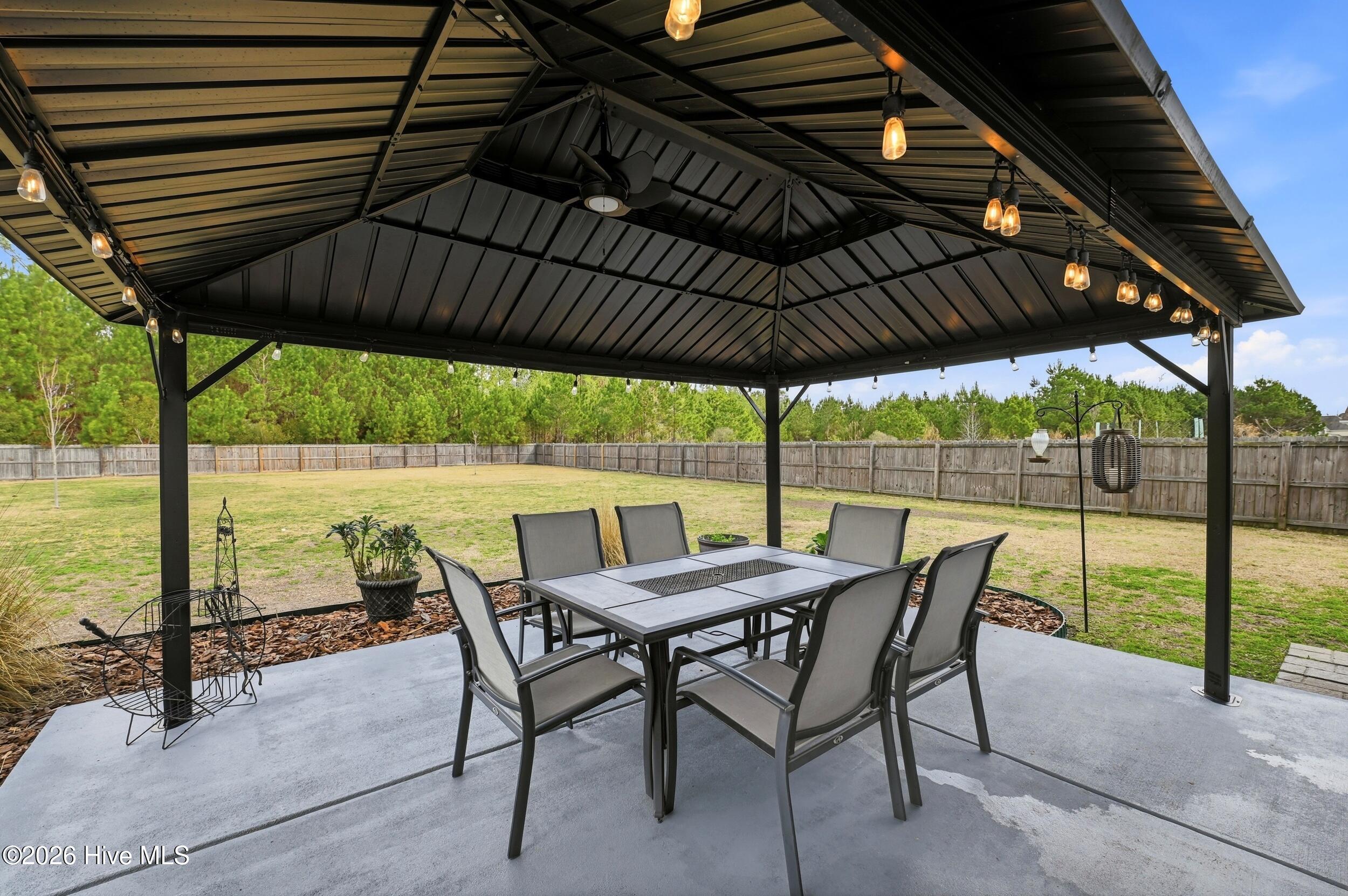 105 Gillcrest Lane Hubert, NC 28539 - Photo 29 of 33 Relax under the gazebo