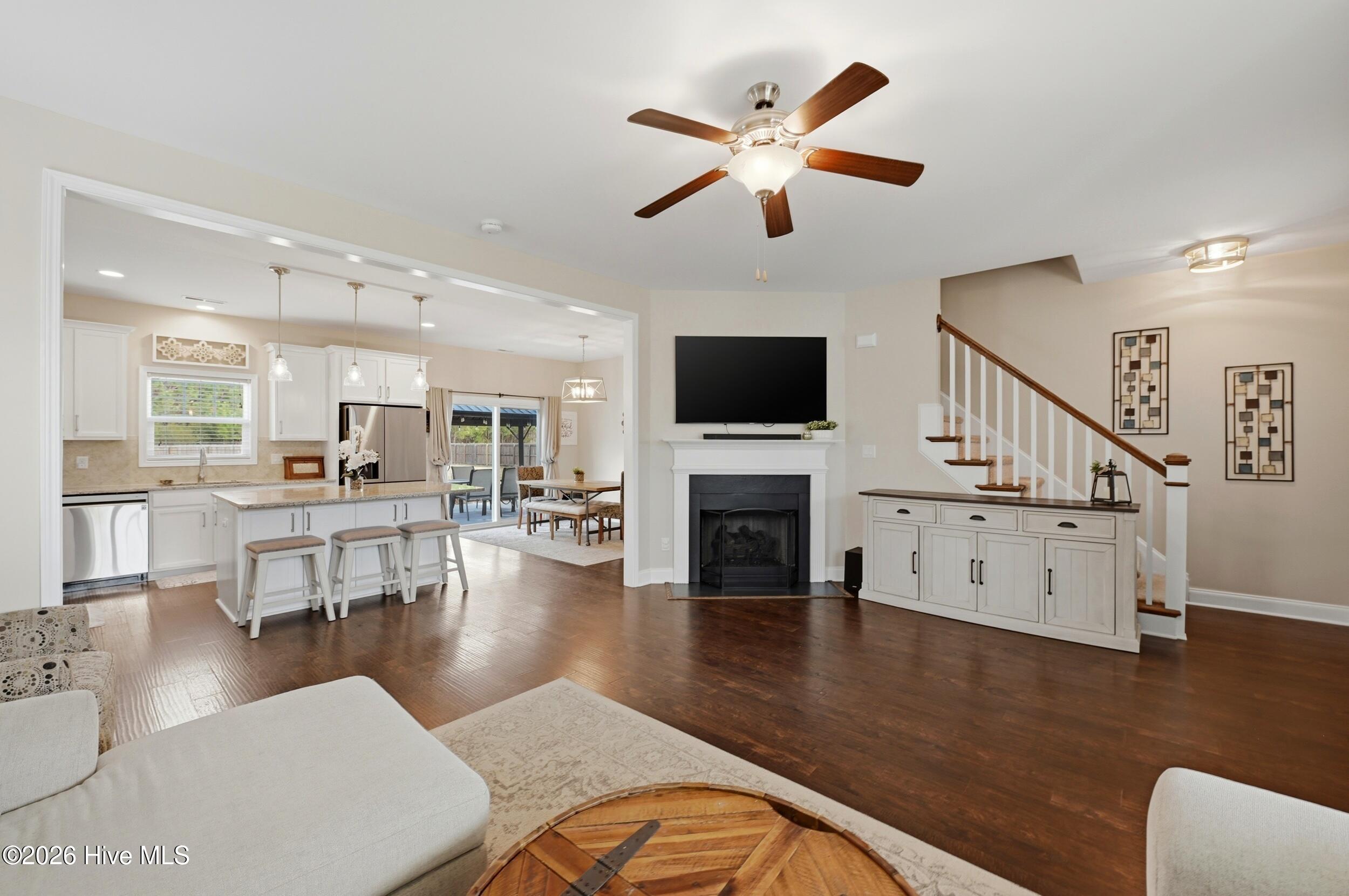 105 Gillcrest Lane Hubert, NC 28539 - Photo 6 of 33 Warm and inviting fireplace