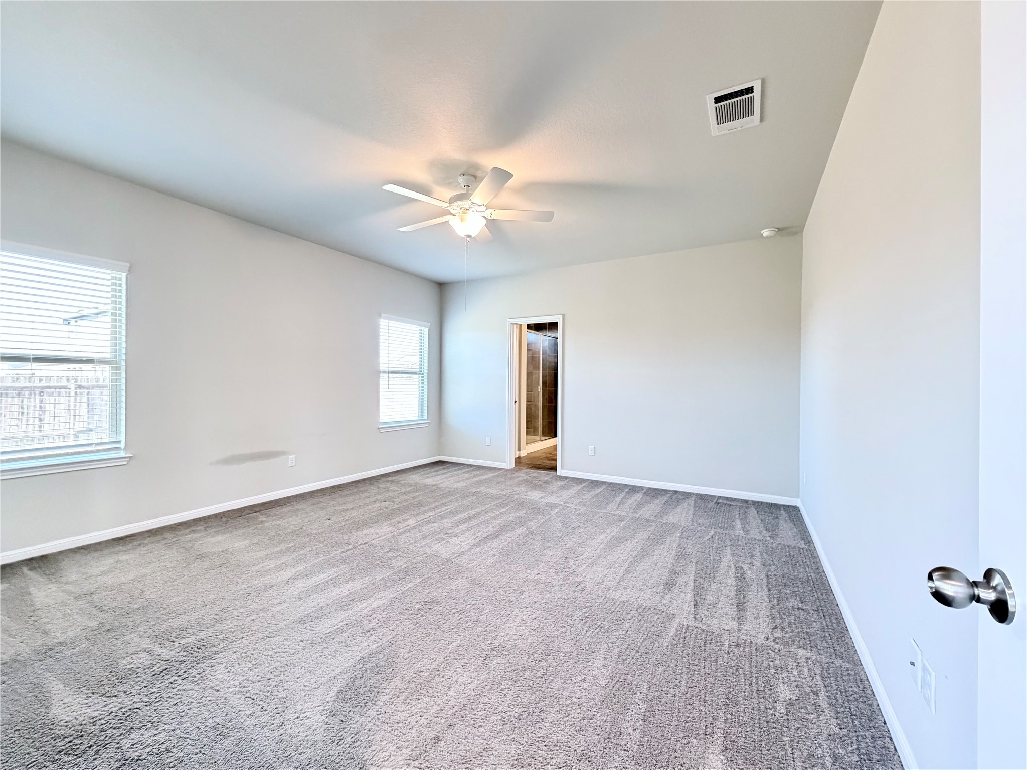 18104 Emu Lane Manor, TX 78653 - Photo 20 of 39 an empty room with windows and fan