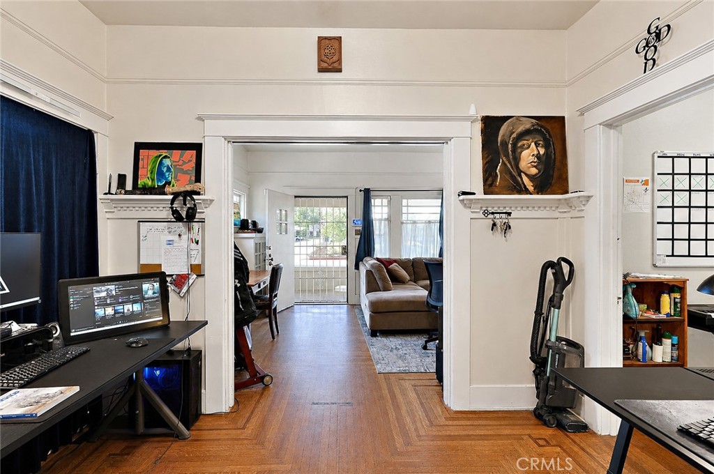 2130 Canal Street Merced, CA 95340 - Photo 12 of 45 a living room with furniture a flat screen tv and a fireplace