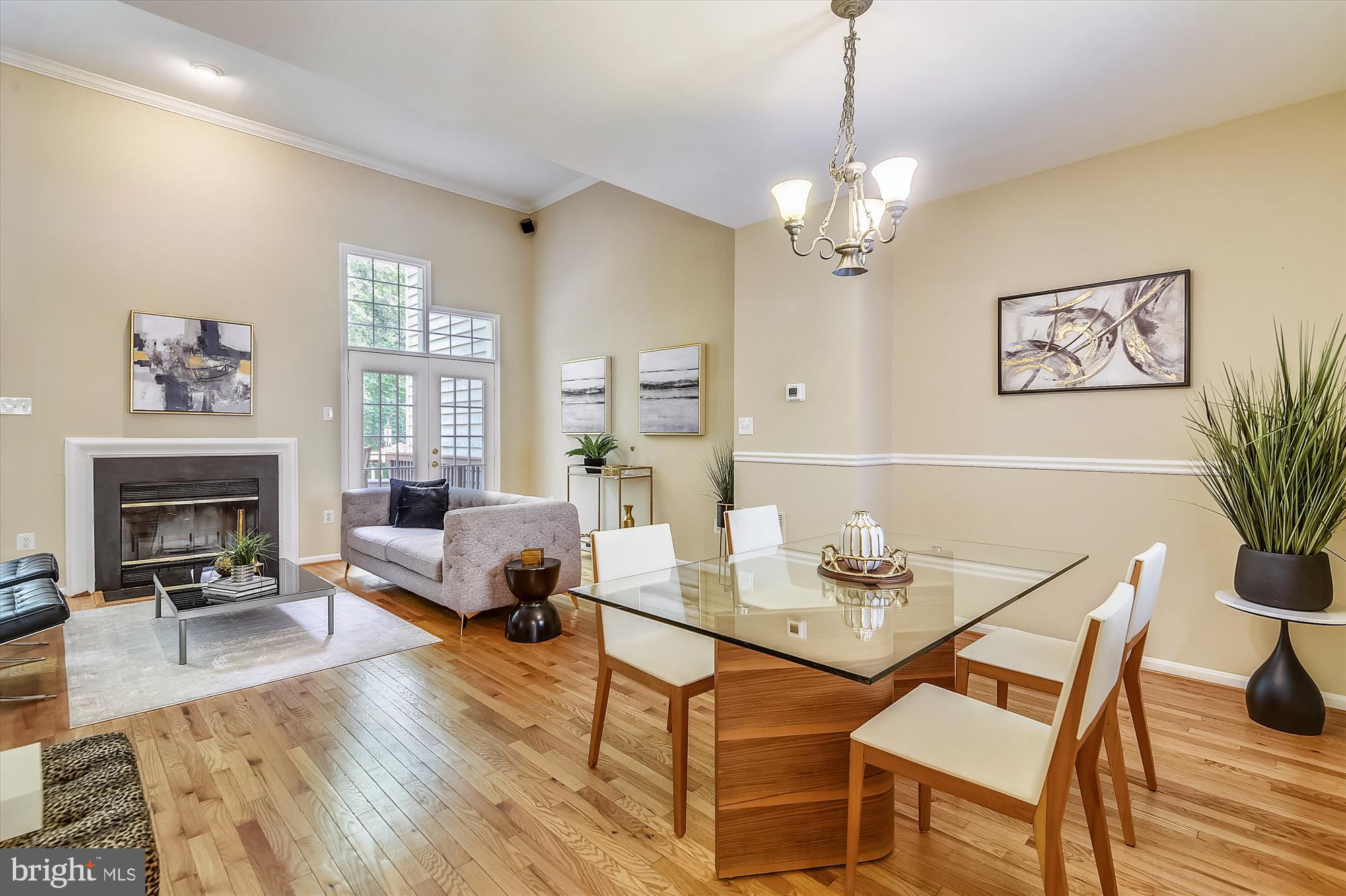 1203 Weatherstone Court Reston, VA 20194 - Photo 11 of 63 Easy flow between LR & DR for great entertaining