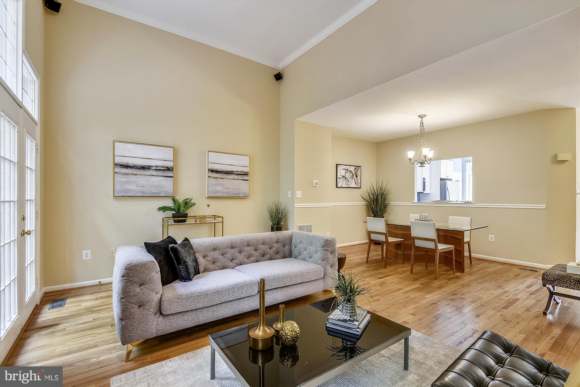 1203 Weatherstone Court Reston, VA 20194 - Photo 15 of 63 Living room has crown molding