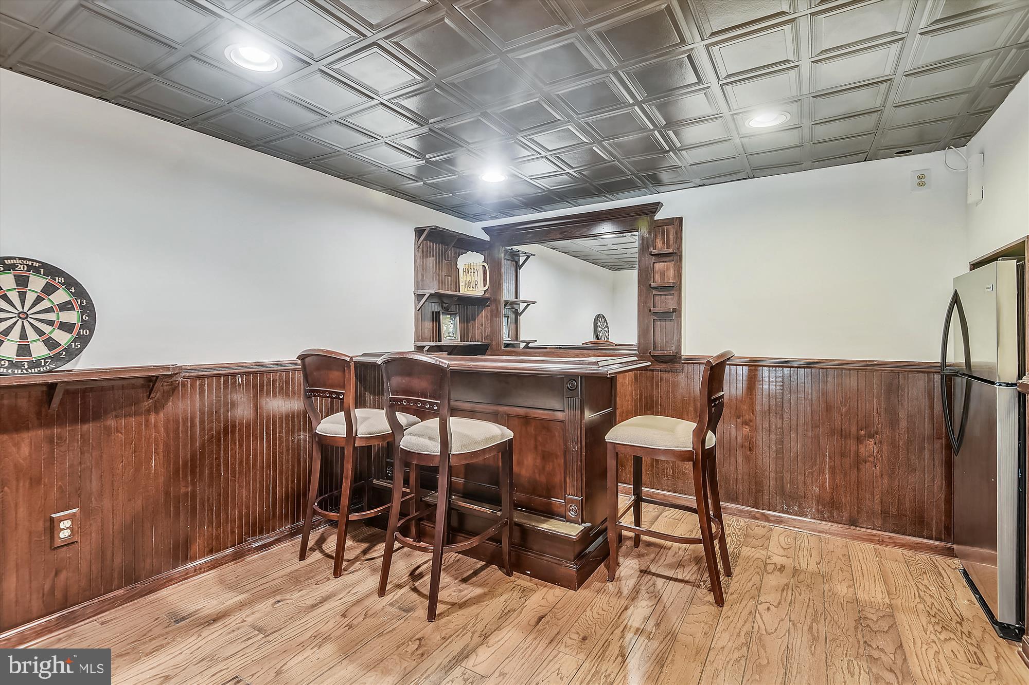 1203 Weatherstone Court Reston, VA 20194 - Photo 38 of 63 Lower Level Wet Bar with custom bar furniture