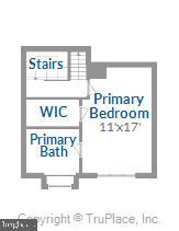 1203 Weatherstone Court Reston, VA 20194 - Photo 61 of 63 Upper Level 1 Floor Plan