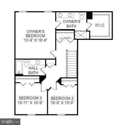 380 National Street Ranson, WV 25438 - Photo 34 of 34 Westcott Upper Level Floor Plan