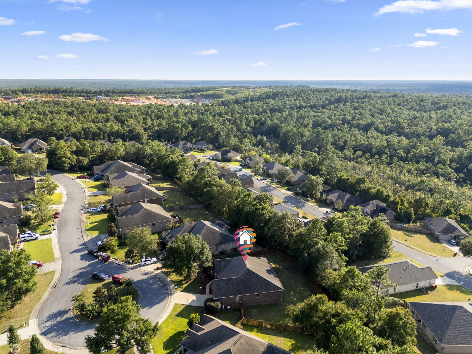 517 Pheasant Trail Crestview, FL 32536 - Photo 57 of 64 an aerial view of a city
