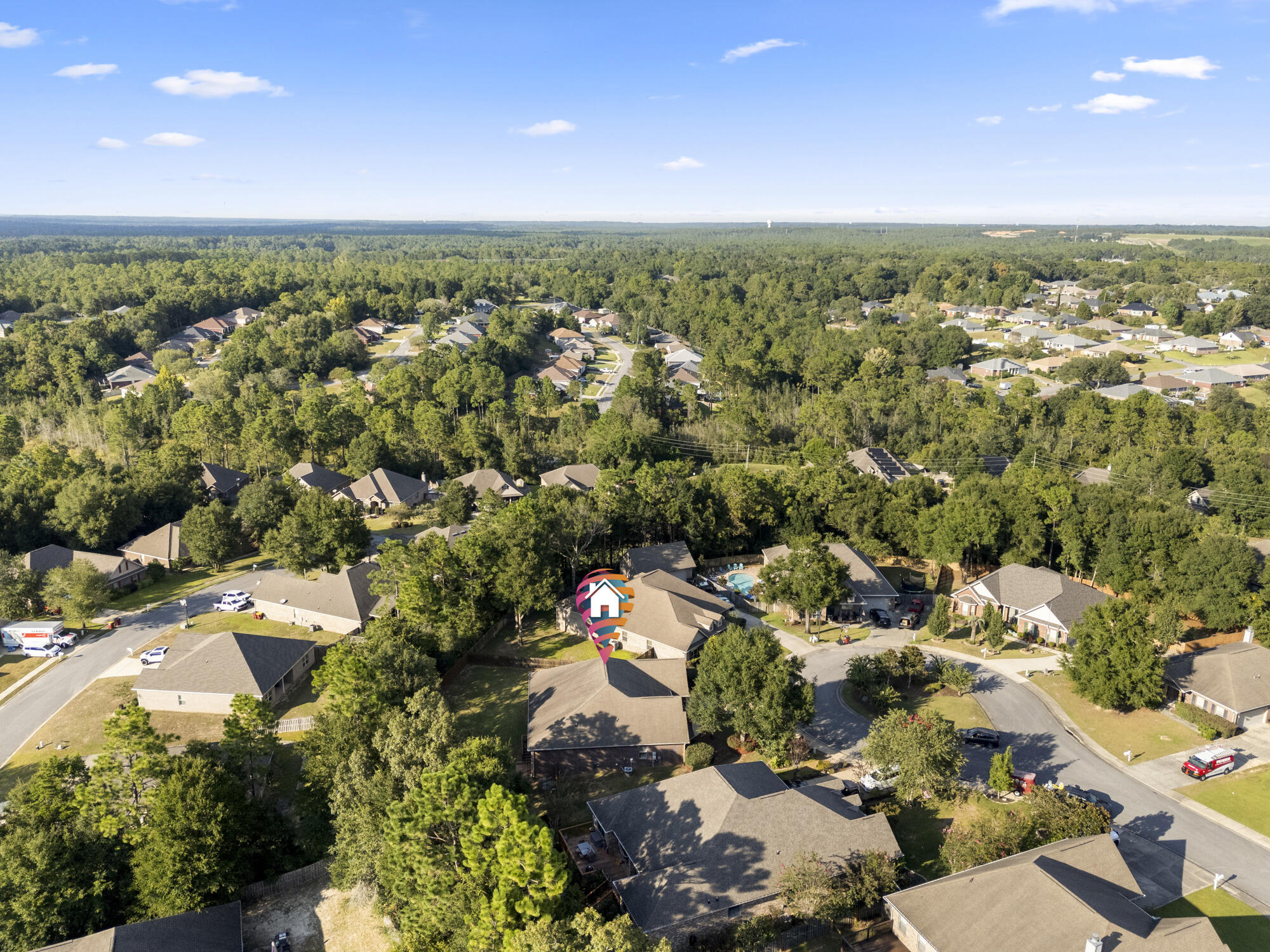 517 Pheasant Trail Crestview, FL 32536 - Photo 61 of 64 an aerial view of a city