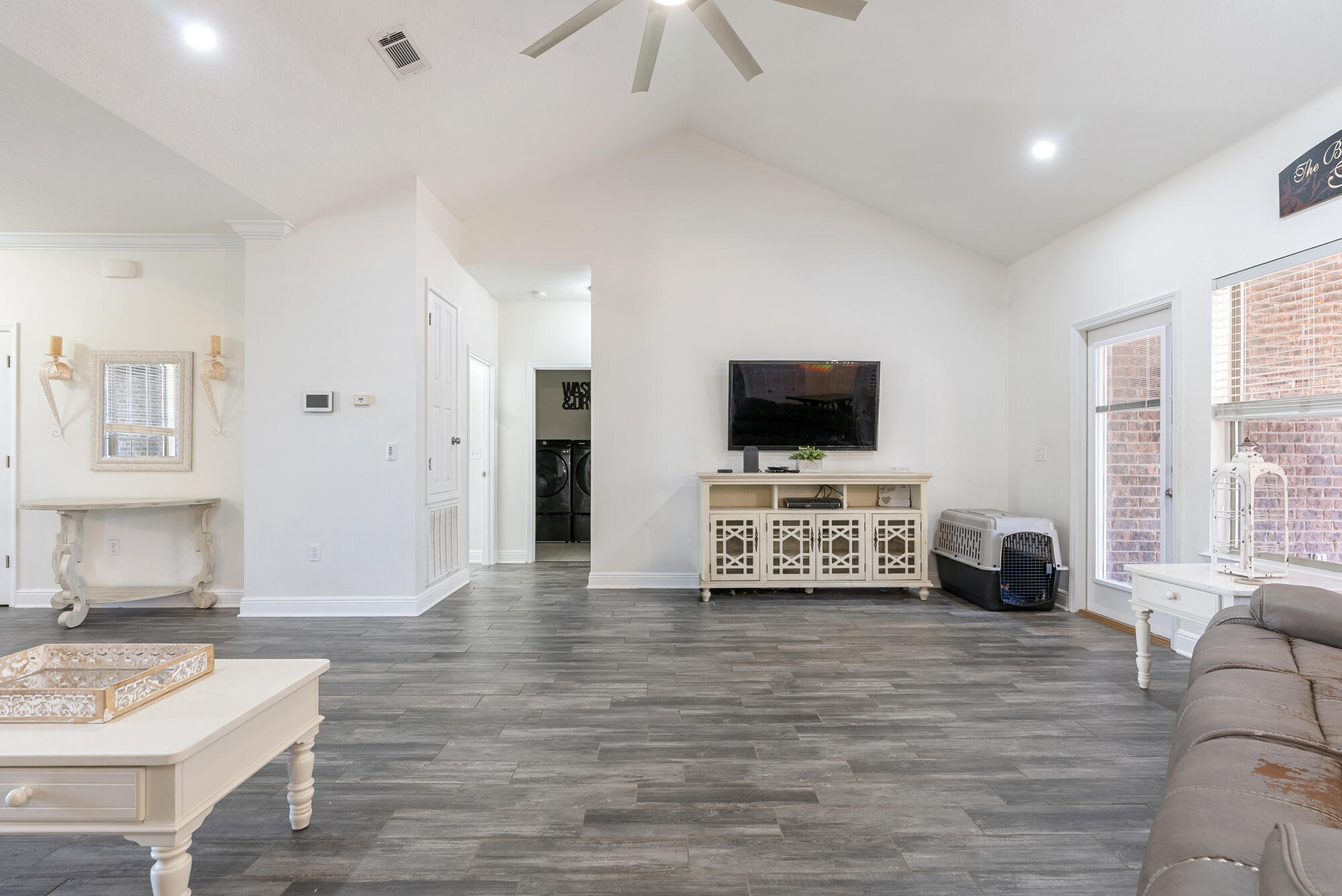 517 Pheasant Trail Crestview, FL 32536 - Photo 8 of 64 a living room with furniture and a flat screen tv