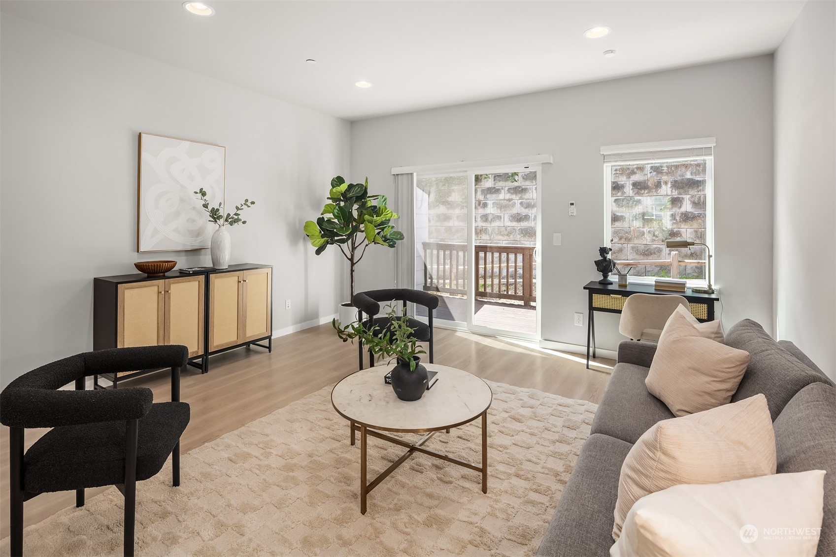 15720 Meadow Road, Unit C2 Lynnwood, WA 98087 - Photo 4 of 23 a living room with furniture potted plant and a window