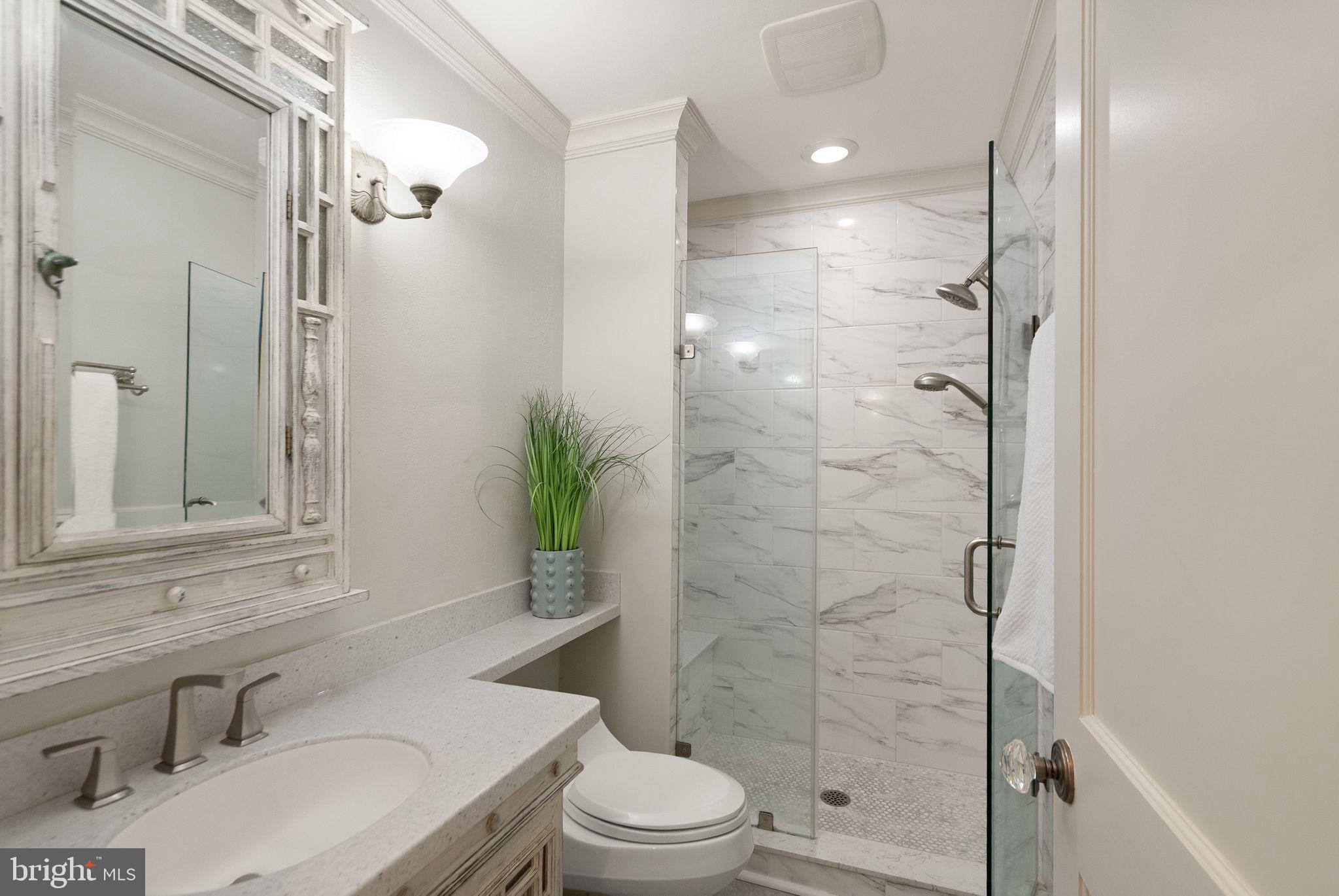 2013 Turtle Pond Drive Reston, VA 20191 - Photo 40 of 62 a bathroom with a sink a toilet and shower