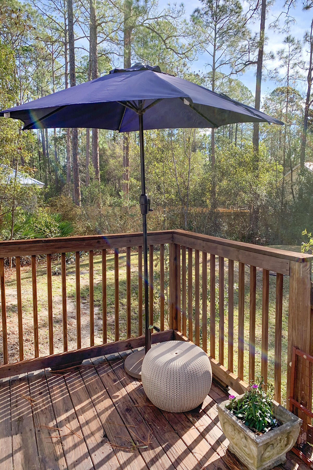 140 East Wild Blueberry Way Santa Rosa Beach, FL 32459 - Photo 46 of 48 a view of a patio on the deck