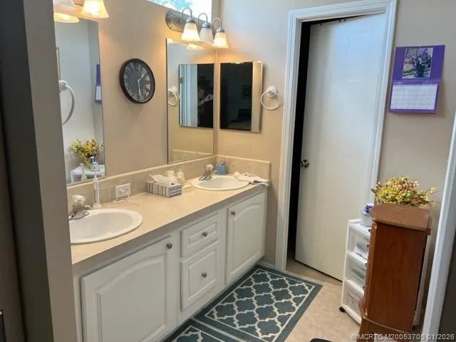 a close up view of a walk in closet